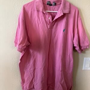 Ralph Lauren Men's Pink Polo Shirt size XXL/ pre owned B164